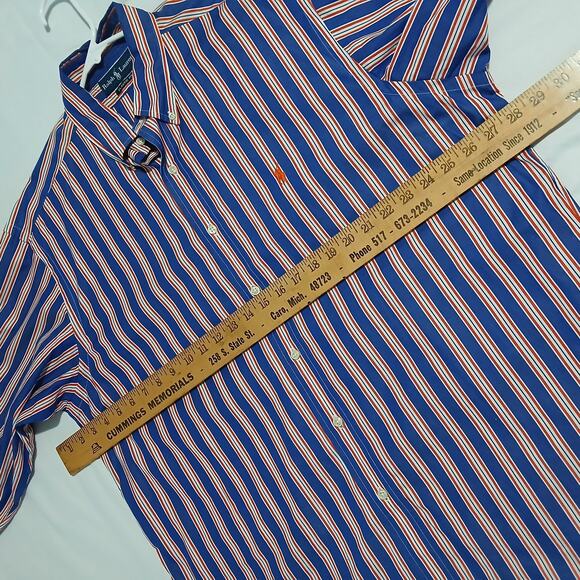 Ralph Lauren Classic Fit MEN'S 17 34/35 Long-Sleeved Button-Up Button-Down Shirt - Picture 10 of 13